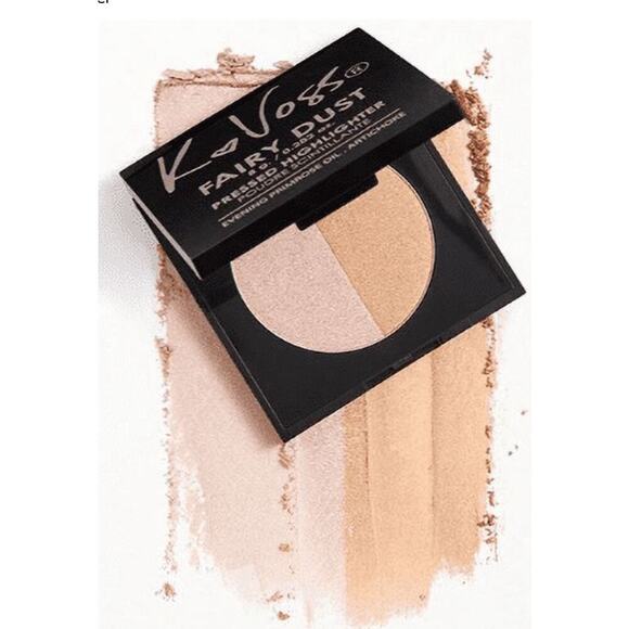 K Voss Fairy Dust Pressed Highlighter -Moonlight/Starkissed NEW Full Size - Picture 1 of 4